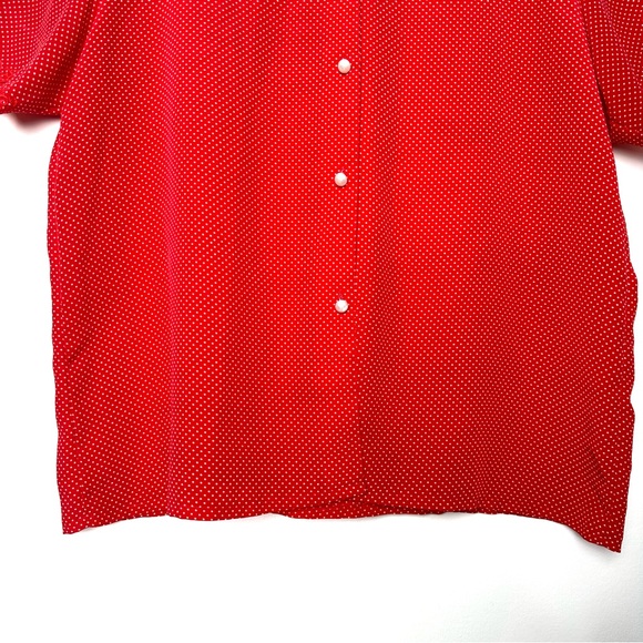 Vintage Retro Lolita Polka Dot Blouse Feminine Coquette Girl Embroidered Collar - Picture 4 of 11